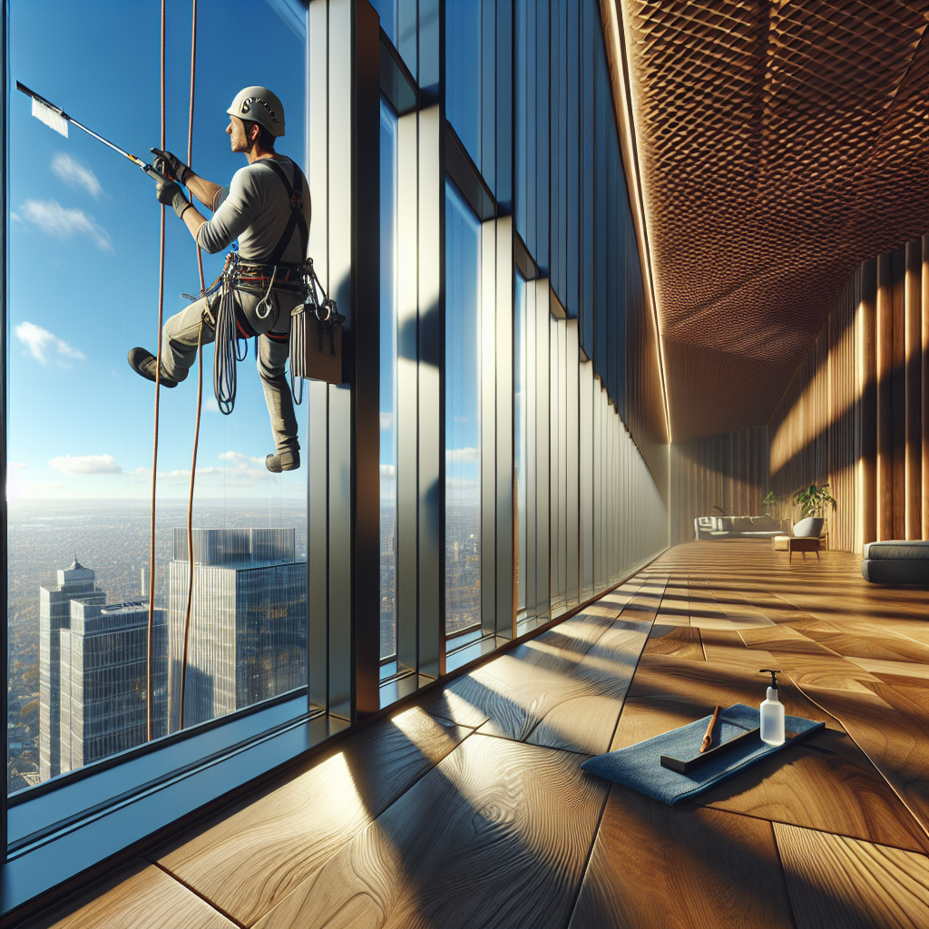 Rizikové mytí oken: Bezpečnost a minimalizace škod