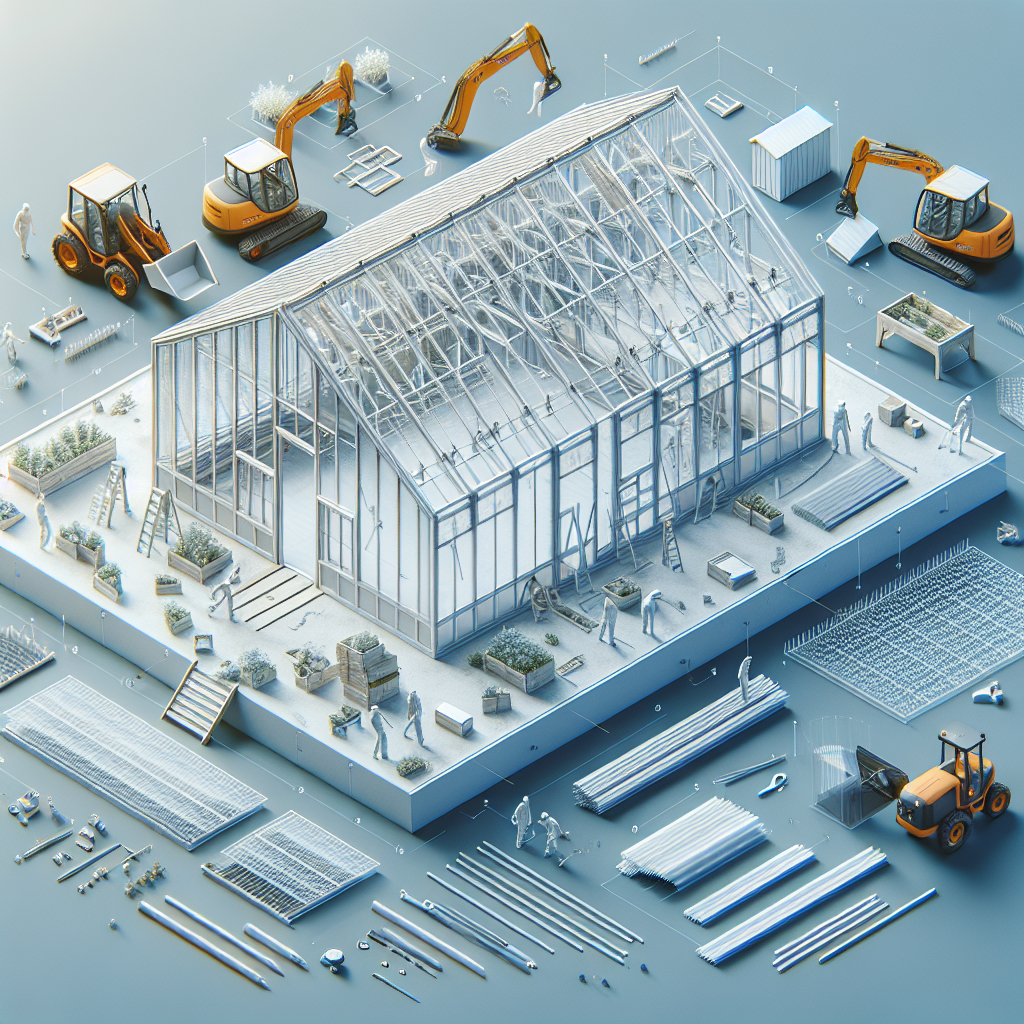 Montáž skleníku z polykarbonátu